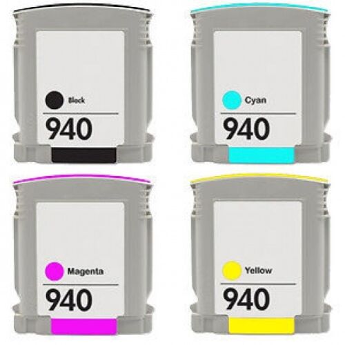  4 CHIPPED 940 XL INK CARTRIDGE FOR HP INKJET OFFICEJET PRO 8000 8500 Non- Oem - Picture 1 of 1