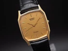Vintage 1985 N MINT Seiko Dolce 9531-5030 Gold Decagon Quartz Men's Watch JAPAN