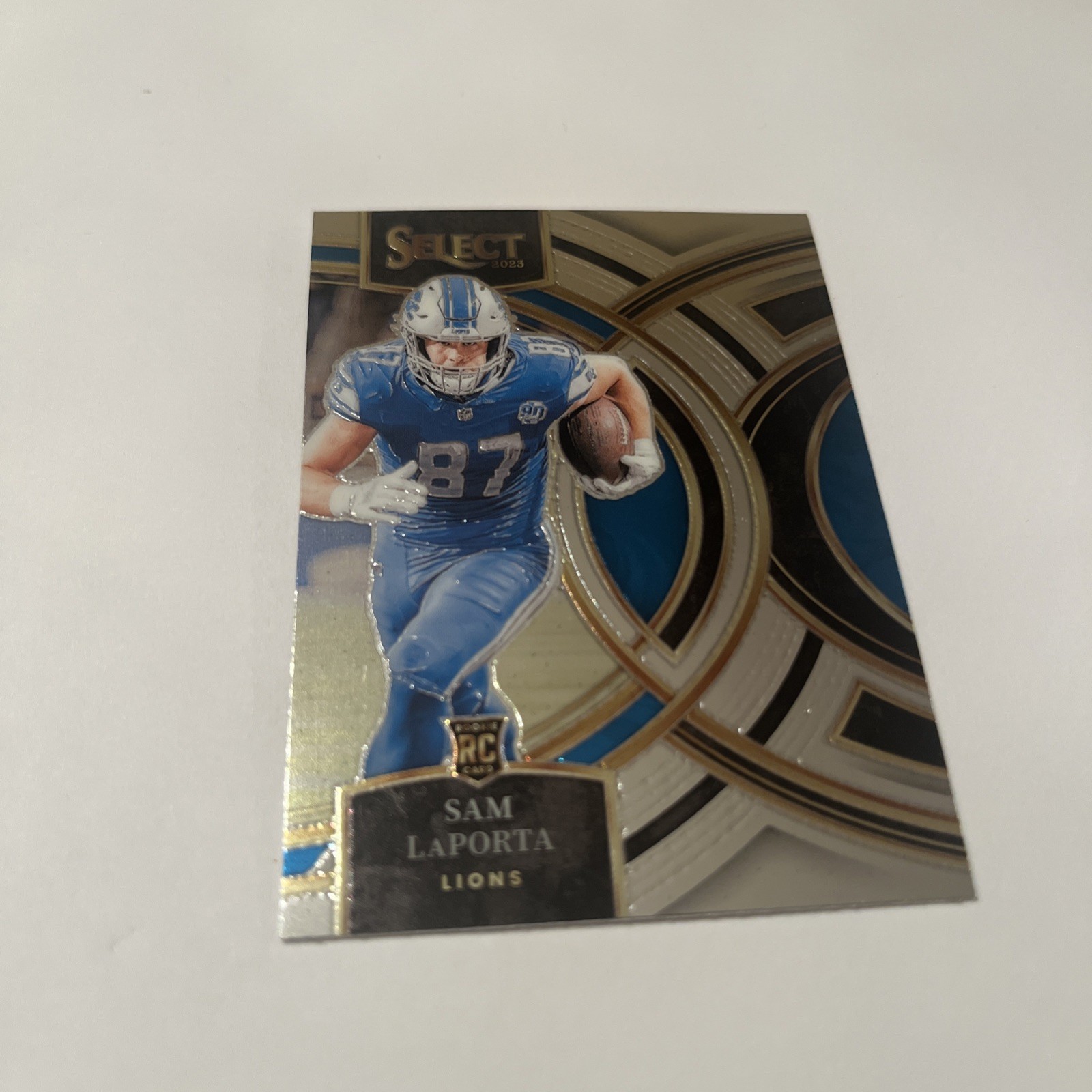 Sam LaPorta 2023 Panini Select Premier Level RC # 106 Detroit Lions 