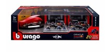 Bburago 1:43 Formula F1 Racing Paddock Pit Crew Set - Oracle Red Bull Racing