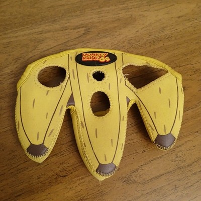 Nintendo Donkey Kong 64 N64 Yellow Banana Controller Slip Cover Sleeve