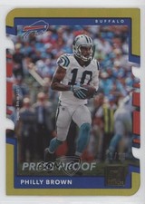 2017 Panini Donruss Press Proof Gold Die-Cut 11/25 Philly Brown #275 ex1