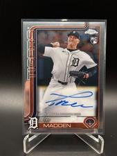 2025 Topps Chrome - Rookie Autographs Ty Madden #RA-TM (AU, RC)