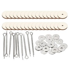 20mm Doll Joints, 16 Set Cotter Pin Joints Connector and Fiberboard Tray