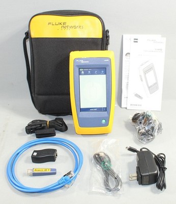Fluke Networks LIQ-100 Network Cable Tester w Fluke case
