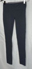WOMEN'S HIGH WAIST YOGA PANTS PULL ON CHARCOAL SIZE SMALL