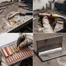 MIG/MAG Schwei&szlig;d&uuml;sen-Kit &ndash; 24-teiliges Schwei&szlig;zubeh&ouml;r Set f&uuml;r Schwei&szlig;brenner