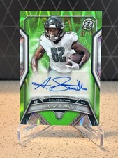 2024 Topps Resurgence #RRS-AS Ainias Smith Rookie Green Auto 11/15 Eagles