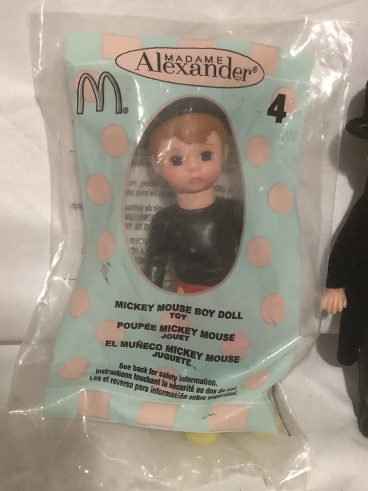 Lote de 2 muñecas Madame Alexander McDonalds Mickey Mouse niño muñeca #4 y novio Foto 2 de 4