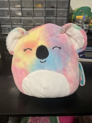 SQUISHMALLOWS Original 8  KATYA Tie Dyed Rainbow Koala Plush Toy 