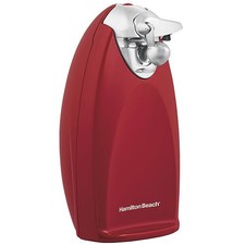 Hamilton Beach Electric Automatic Can Opener Extra-Tall, Red 76388R