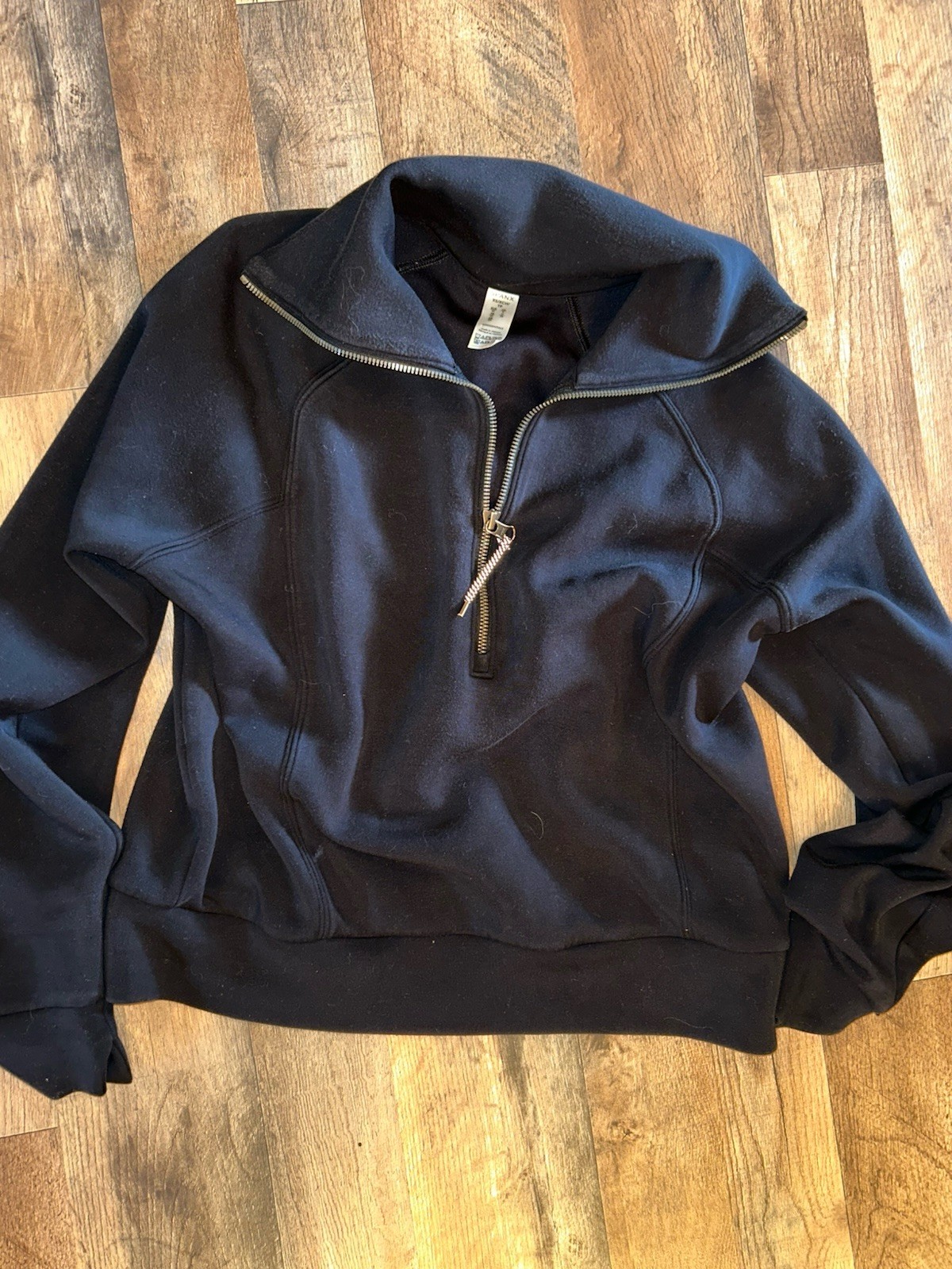 $128 SPANX AirEssentials Half-Zip Sweatshirt in b… - image 2