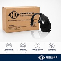 Verkleidung Radhaus Vorne Links Diederichs 1205009 FÜR Mini
