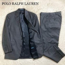 Ralph Lauren Men Suit Made In Italy Polo Setup Wool Gray Stripe Limited Edition