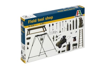 Italeri 1:35 Field Tool Shop Plastik Modellbausatz