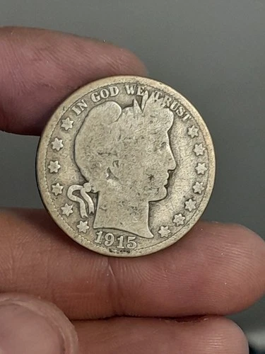 1915- S Barber Half Dollar #1