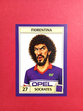 FIGURINA CARICATURA CALCIATORI FIORENTINA N.27 SOCRATES - EDIZIONE TOP 30 "MS"
