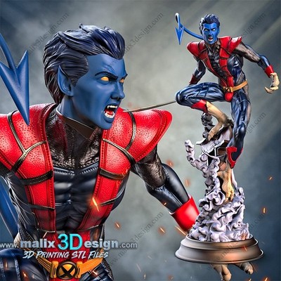 NIGHTCRAWLER, X-MEN, 1/4-1/24, FIGUR, FAN ART, 3D-DRUCK, STATUE, SANIX3D, MFW