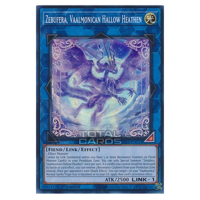 YuGiOh Valiant Smashers Zebufera, Vaalmonican Hallow Heathen (Super Rare) VAS...