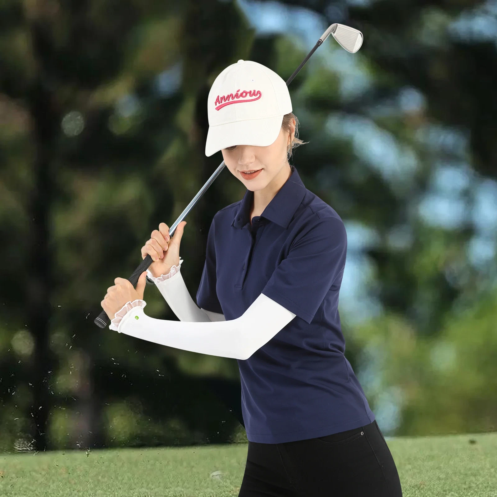 Women’s Cooling Arm Sleeves UV Sun Protection Golf Driving Outdoor Sports Sleeve
Opens in a new wind