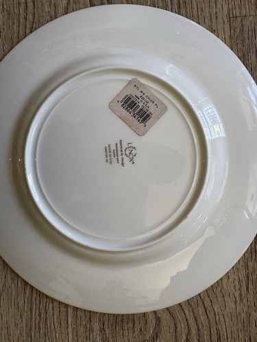 Plato de almuerzo Lenox Winter Greetings Chickadee 9 1/4" Catherine McClung EE. UU. - Imagen 4 de 4