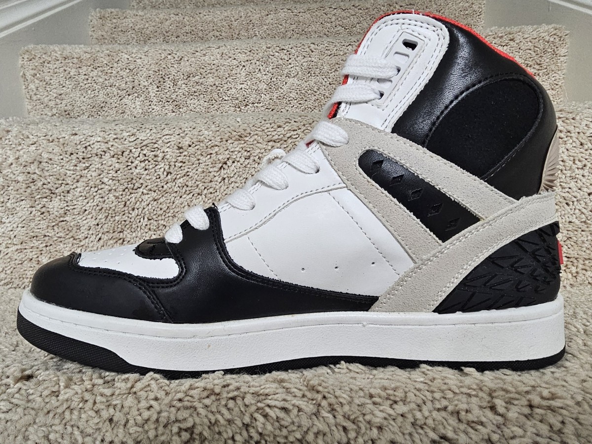 Airwalk Prototype 600 F Tony Hawk High Top Skateboard Black Red