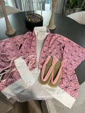 Demon Slayer Nezuko Cosplay 7 Piece Set Halloween Costume Japan