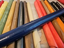 NAVY BLUE SHEEPSKIN LAMBSKIN LEATHER HIDE CRACKLE GRAIN PANEL,SHEET,SQUARE,12x12