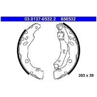 Bremsbackensatz Hinten FüR Renault Sandero-Stepway B8 BS 09 Bis 26 ATE K4M694