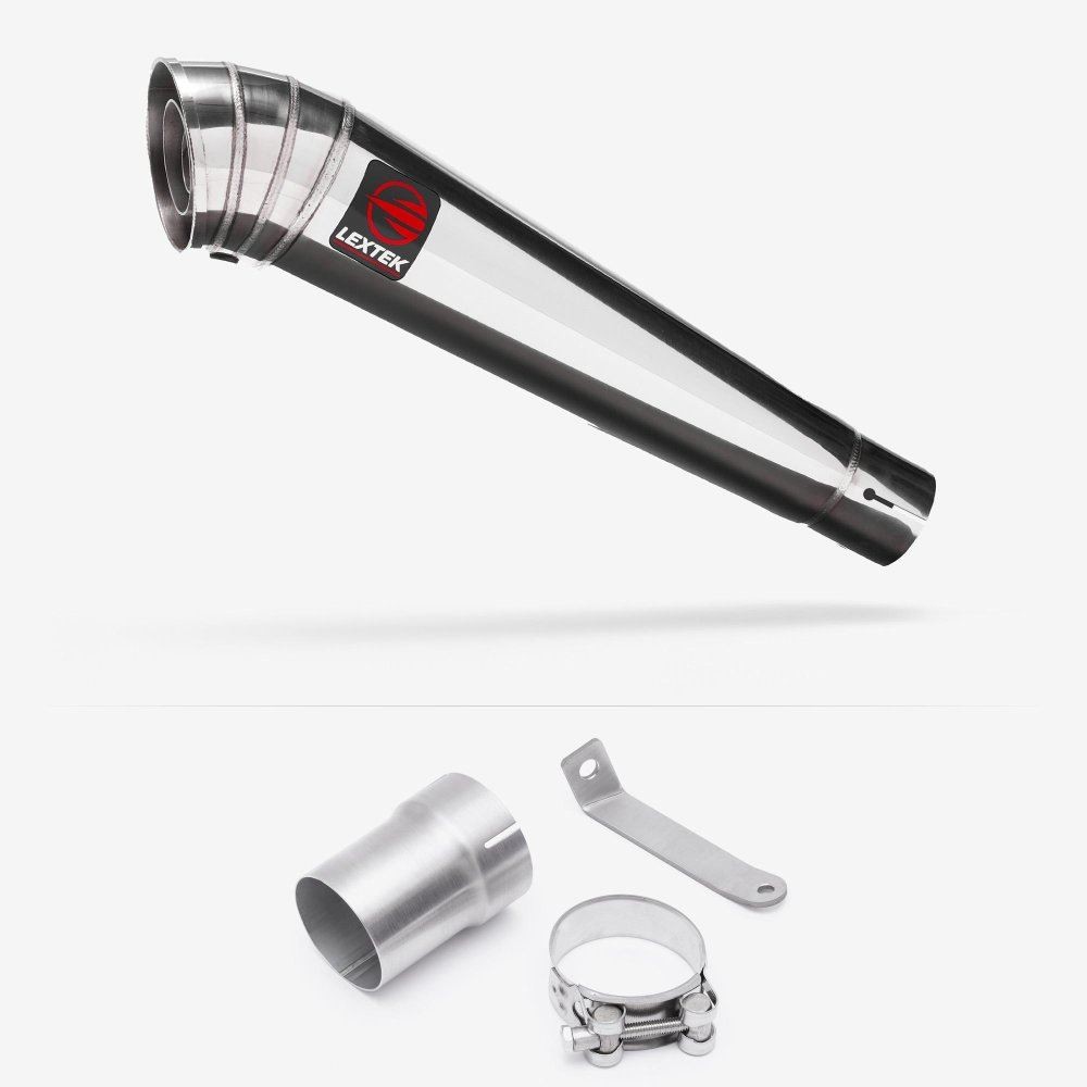 Lextek MP4 Megaphone Exhaust with Link Pipe for Ducati Multistrada 1200 (15-17)