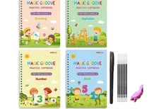 English Grooved Handwriting Practice Book For Children s Magic Copybooks Groove
