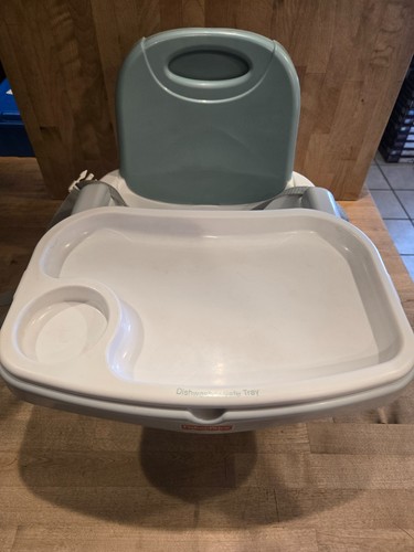 Fisher-Price Healthy Care Deluxe Booster Seat With Tray Included & Original Box