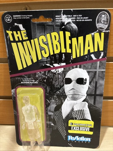 ReAction Figure The Invisible Man Entertainment Earth Exclusive Super7 New