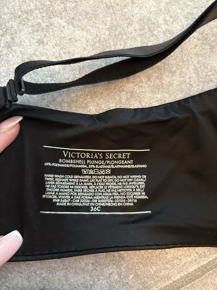Victoria's Secret Bombshell Plunge Bra BH (Adds 2 Cup Sizes - 36C) - Bild 3 von 3