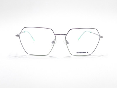 Brille HUMPHREYS 582330 Silber Blau Eckig Brillengestell  Neu