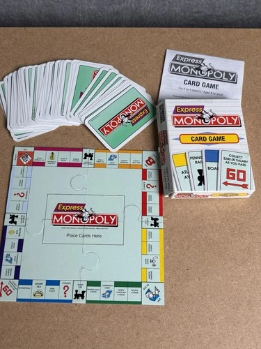 Vintage (1993) Express Monopoly Card Game by Parker Brothers