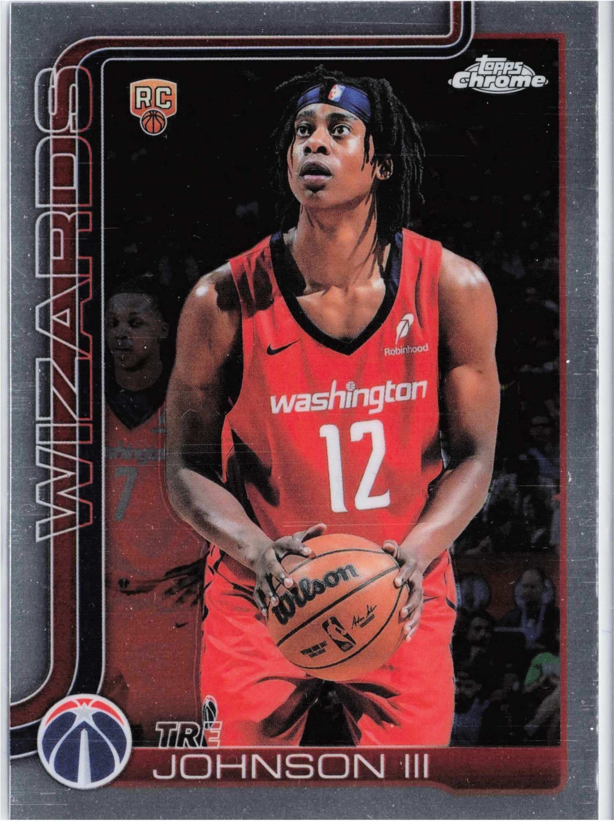 2025-26 Topps Chrome - Tre Johnson #256 (RC) Pack Fresh (B)