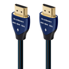 AudioQuest Blueberry 18 2.1 HDMI Cable - 4K/8K Ultra HD, In-Wall Rated, High-Spe