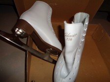 Glacier GSU 220 Women  s White Figure Ice Skates Size 6