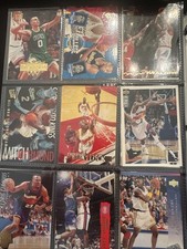 90’s NBA Binder Reggie Miller Clyde Drexler Dikembe Mutumbo John Stockton