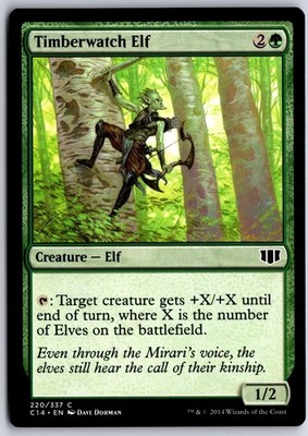 Timberwatch Elf 220 C Commander 2014 Magic: The Gathering NM/M