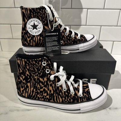 *NEW* Unisex CONVERSE Chuck Taylor All Star HI Leopard Incensed Size 7 Womens