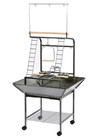 Prevue Pet Products Small Parrot Playstand with Wheels — photo 1
