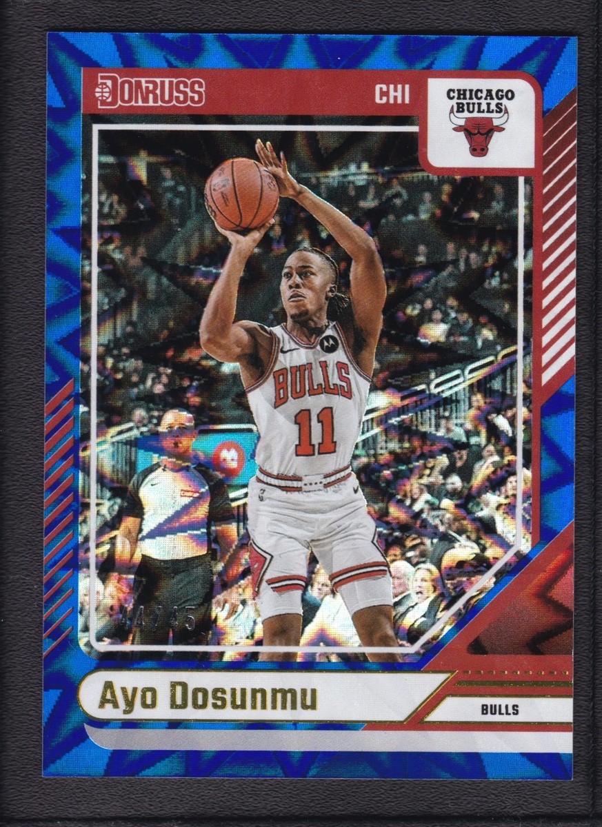 2024-25 Panini Donruss - Ayo Dosunmu #133 Blue Explosion /45 for