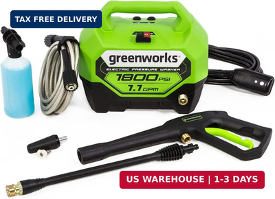 #ad Greenworks 1800 PSI 1.1 GPM Electric Pressure Washer PWMA Certified $159.98