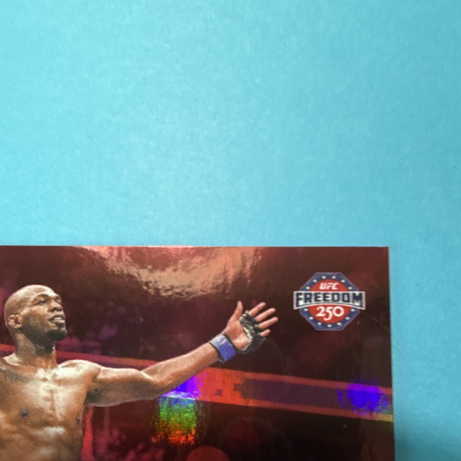 2026 Topps UFC Freedom 250 Jon Jones  Red 5/5  Card #29 view 4