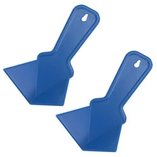 2pcs Inside Corner Trowel 4 Inch Drywall Corner Tool Plastic Corner Knife Blue