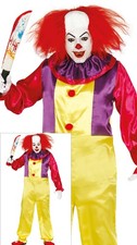 ADULT KILLER CLOWN, SIZE M 48-50