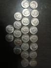 40% Silver - 22 Kennedy Half Dollars  Mixed 1965 to 1969