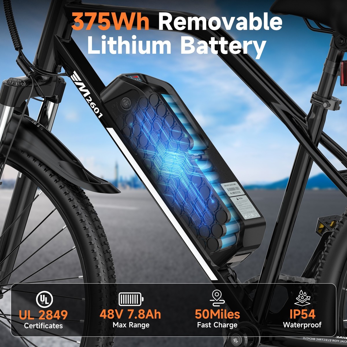 electric battery bicycle Tomofree T0 Foldable Bike such as immersion 26" ebike Commuter Bike 48V
